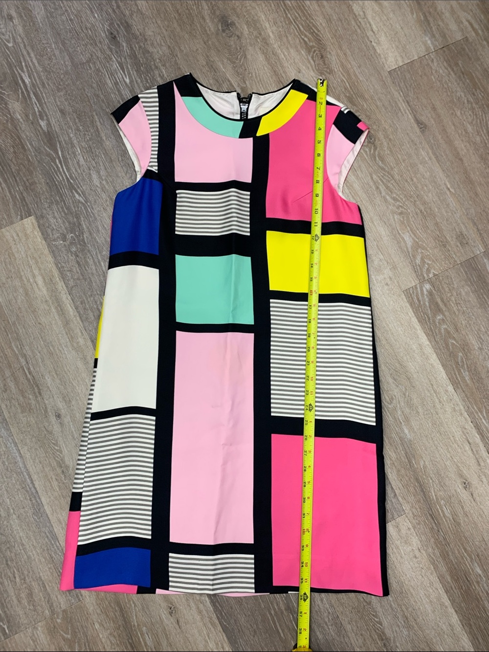 kate spade Girls' Colorblock Shift Dress - Pink, Yellow, Mint, Blue, Black